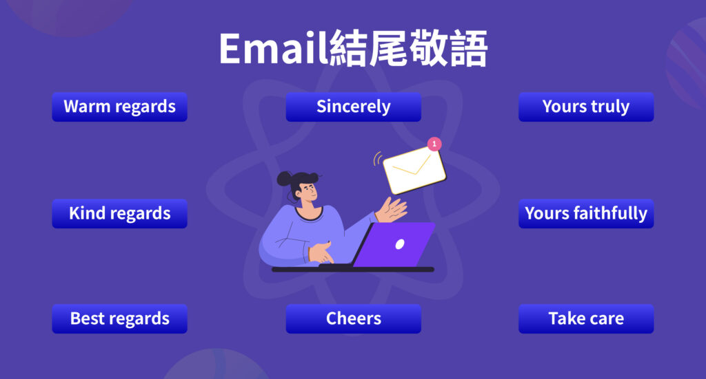 Email結尾敬語