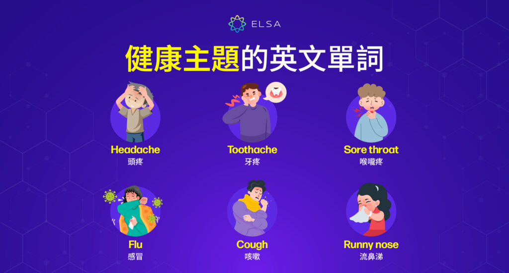 有關健康主題的英語詞彙