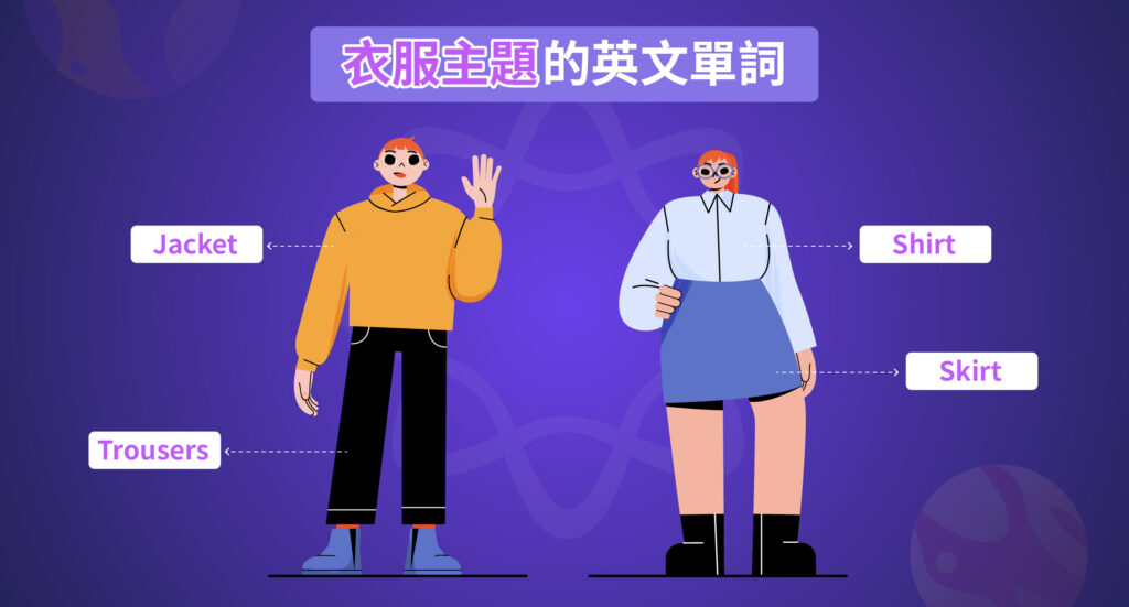 有關服裝主題的英語詞彙