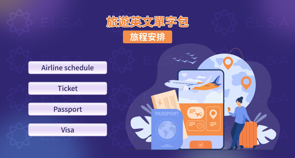 行程移動的單字