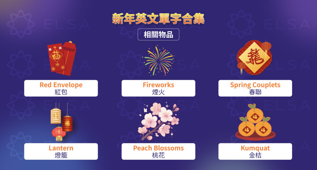 農曆新年英文詞彙(與物品有關)