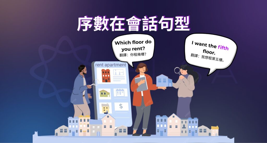 英文序數在日常會話中的句型範例
