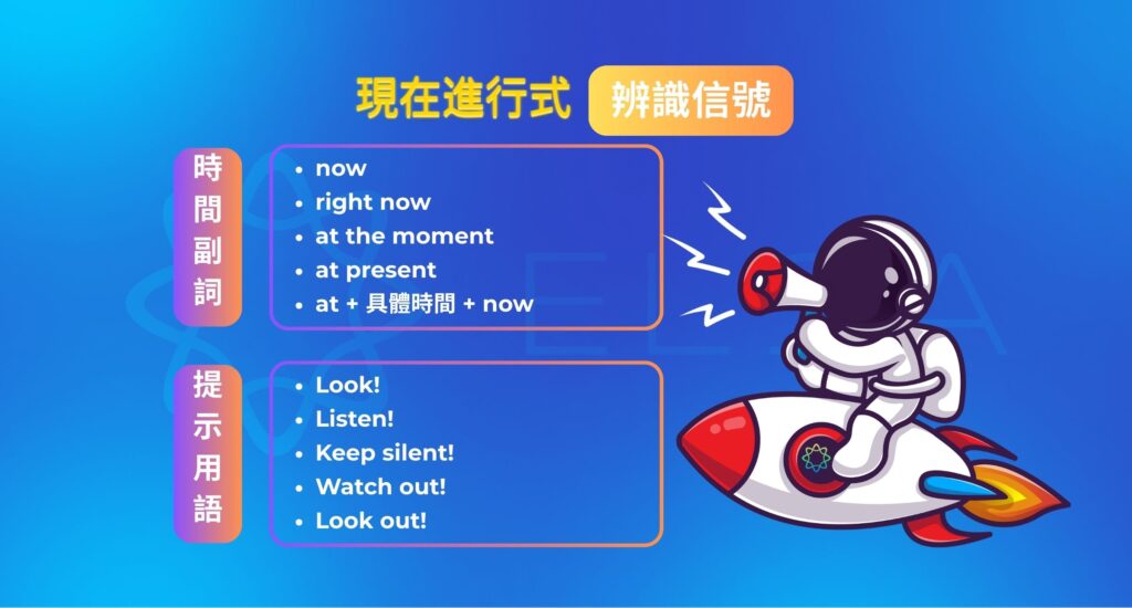 present continuous tense字眼(present continuous tense keywords)