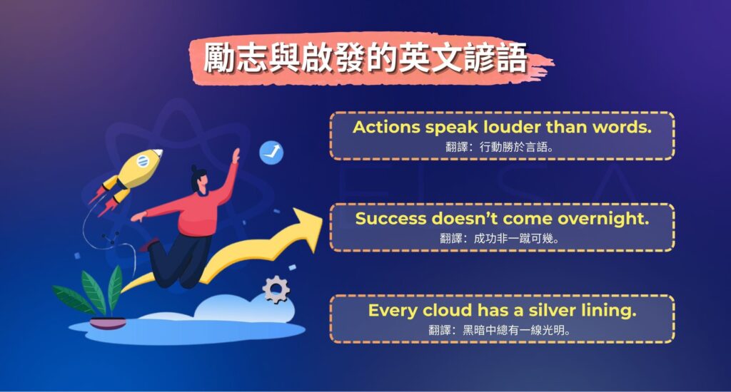 英文諺語 雞湯和勵志