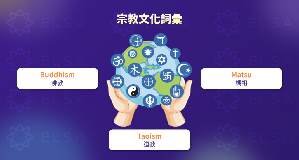 臺灣信仰及祭祀文化相關的英文詞彙