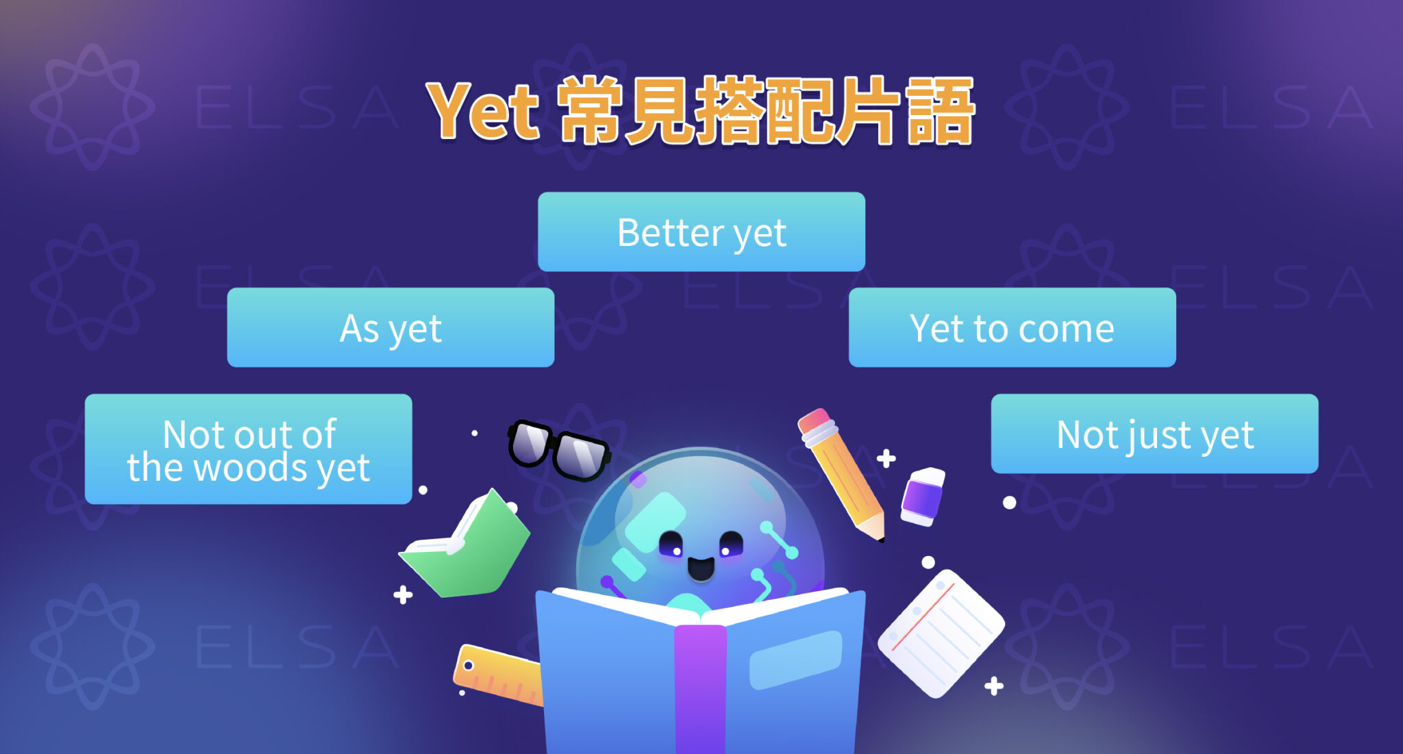 yet 用法：位置、意思、造句與簡單練習