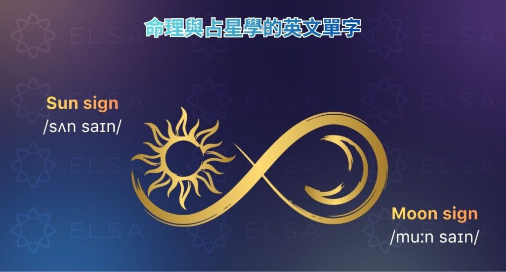 命理與占星學主題英文單字